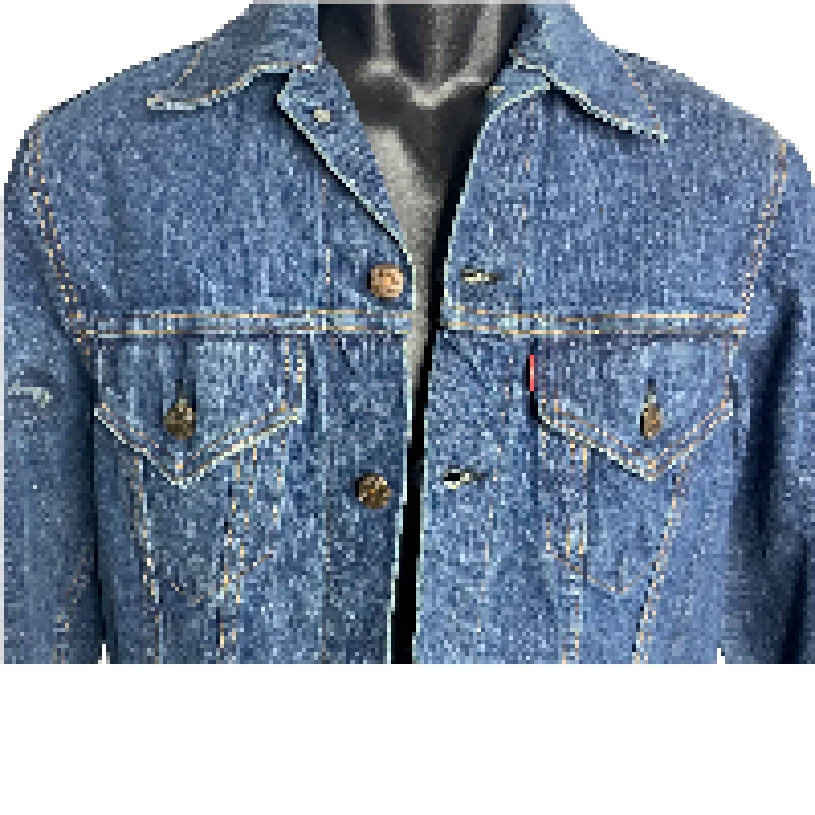 Vintage Levis Red Tab Trucker Jean Jacket 36 Med Wash Denim