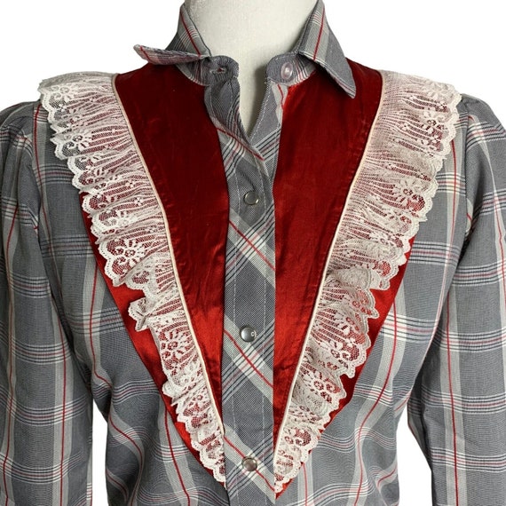 Vintage Kenny Rogers Western Shirt S Black Pearl … - image 2