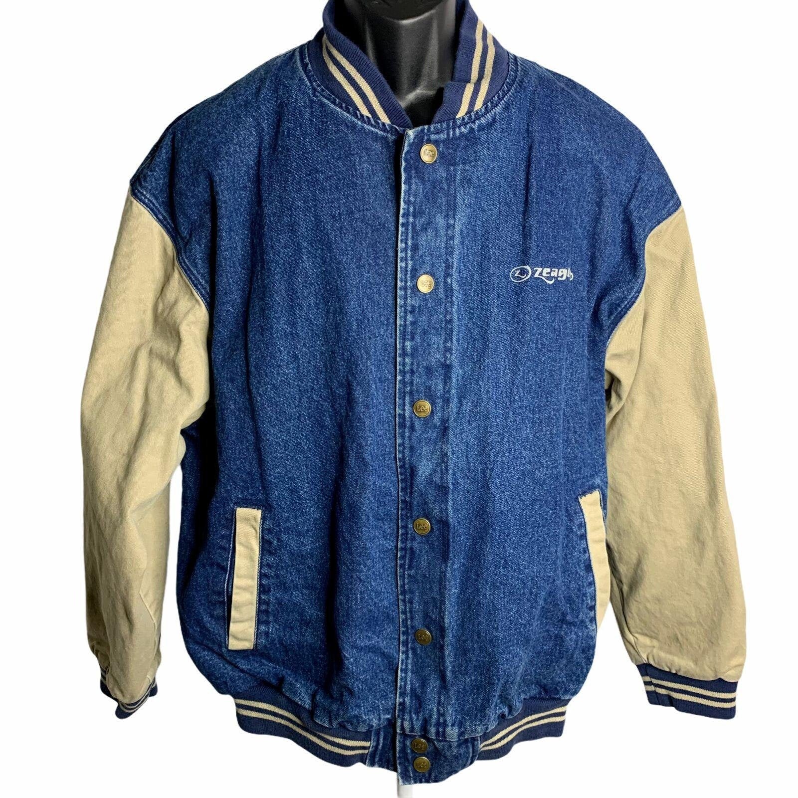 Vintage Lee Denim Jean Jacket XL Dark 