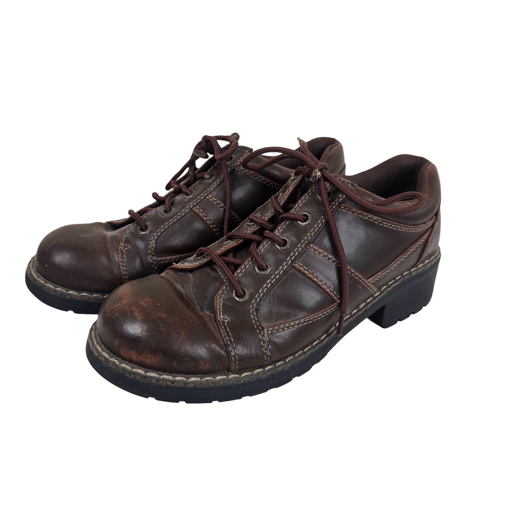 SAM HUBARD MENS DRESS SHOES BROWN LEATHER OXFORDS BUSINESS CASUAL SIZE 8M Samuel Hubbard Founder Oxford Work Shoes Dress Brown Nubuck  main image 3