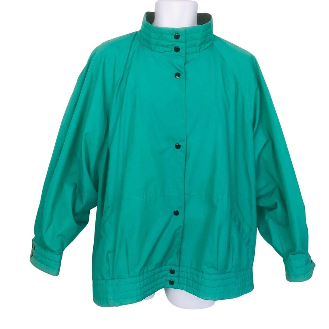 Vintage 80s Mulberry Street Womens Plus Size 22 Jacket Green
