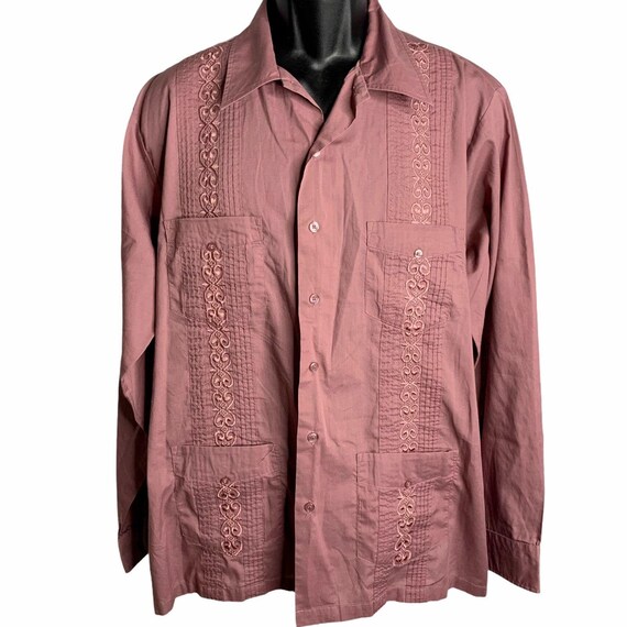 Vintage Tropicool Latin Guayabera Shirt 