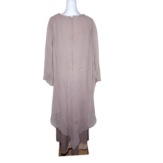 Vintage 1970s Butterfly Sleeve Maxi Kaftan Dress … - image 5
