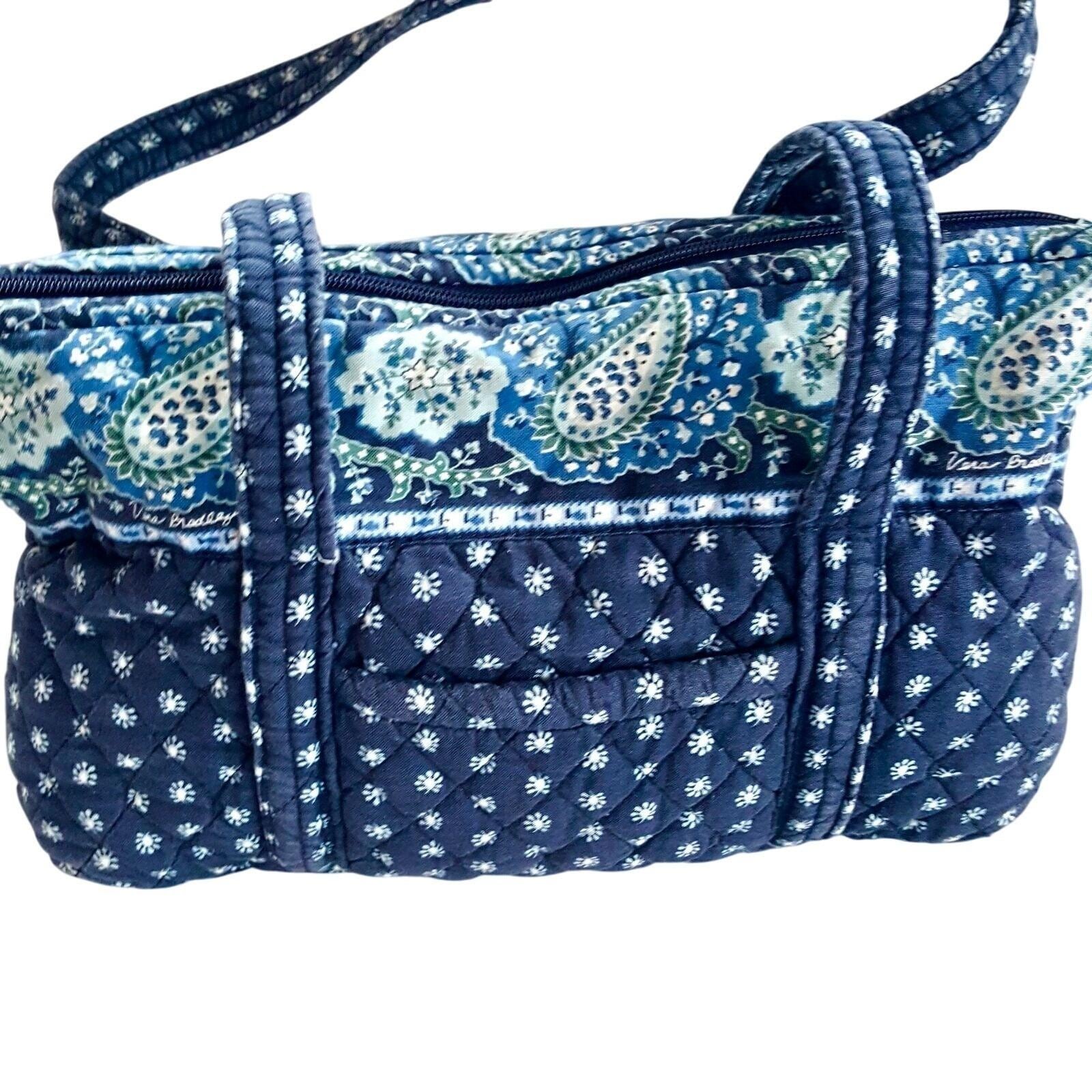未使用 Blythe ブライス バッグ レトロ ヴィンテージ y2k Vintage Y2K Vera Bradley Seaport Navy Petite Paddy Purse Bag Tote