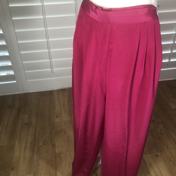 Vtg 80s Campus Casuals of California Hot Pink Ple… - image 6