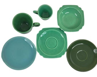 60年代のフィエスタウェア食器のヴィンテージ大コレクション。新しい