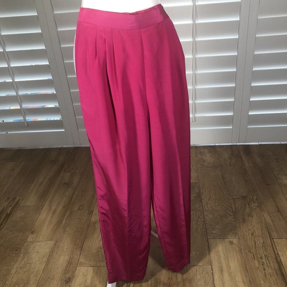 Vtg 80s Campus Casuals of California Hot Pink Ple… - image 7