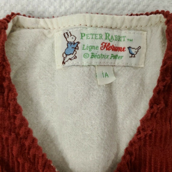 Vintage Beatrix Potter Peter Rabbit Corduroy Jump… - image 6