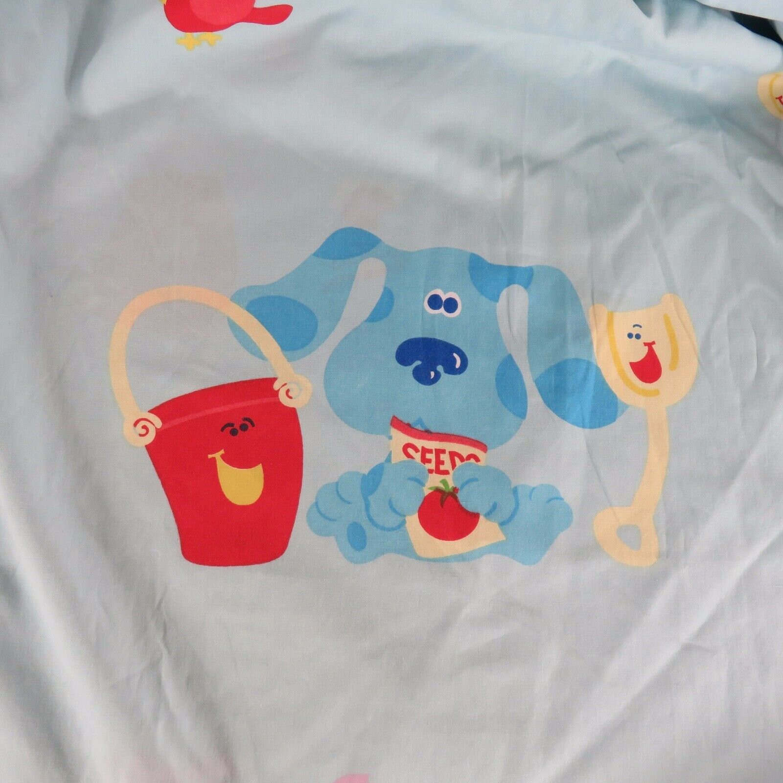 Vintage 1999 Blues Clues - Drap-housse simple sans taie d