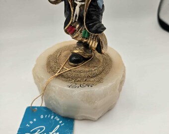 Vintage 90s Clown Hobo Chip off Old Block Ron Lee Signed 95 Onyx