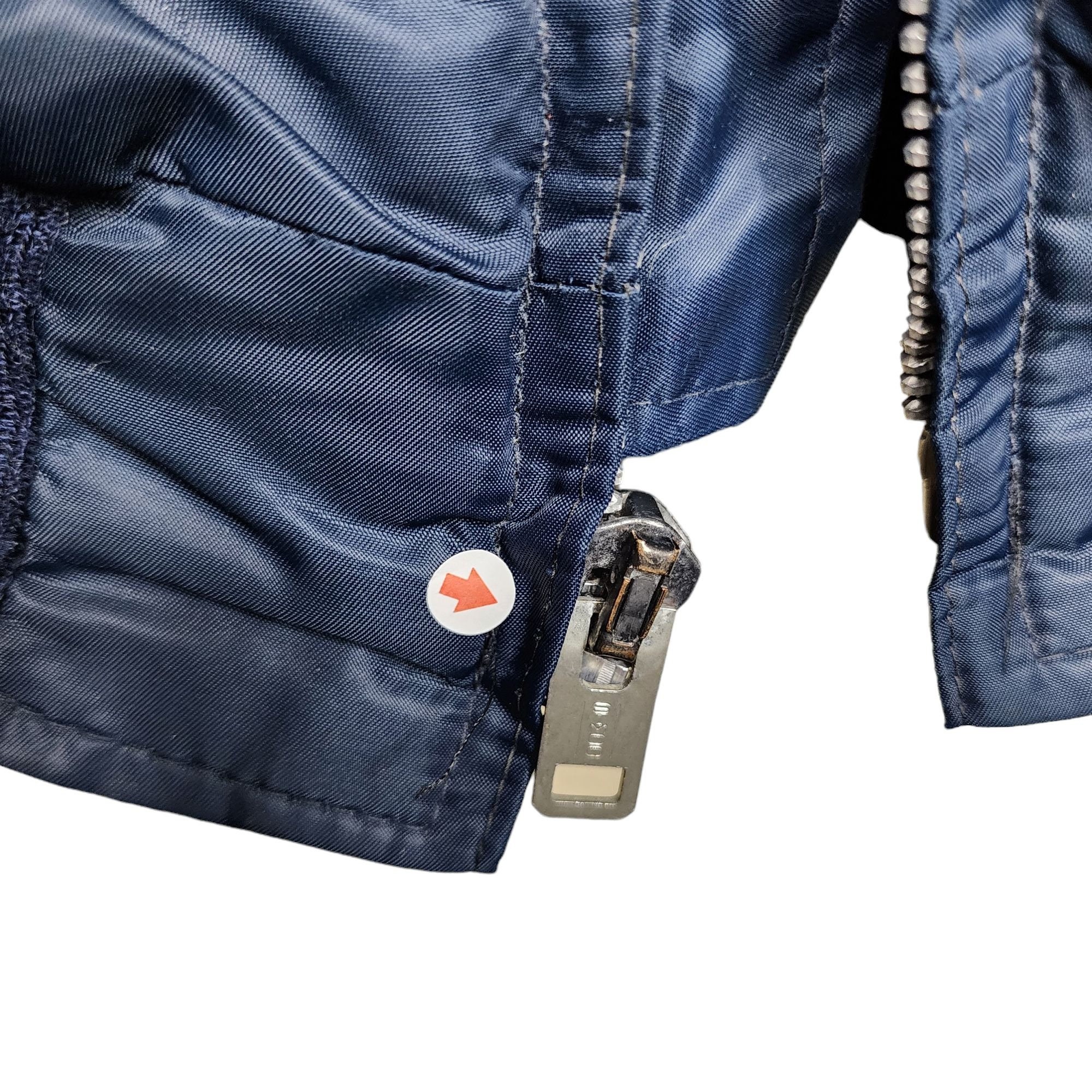 Vintage 70s USAF Bomber Jacket: Timber King Faux Fur Collar