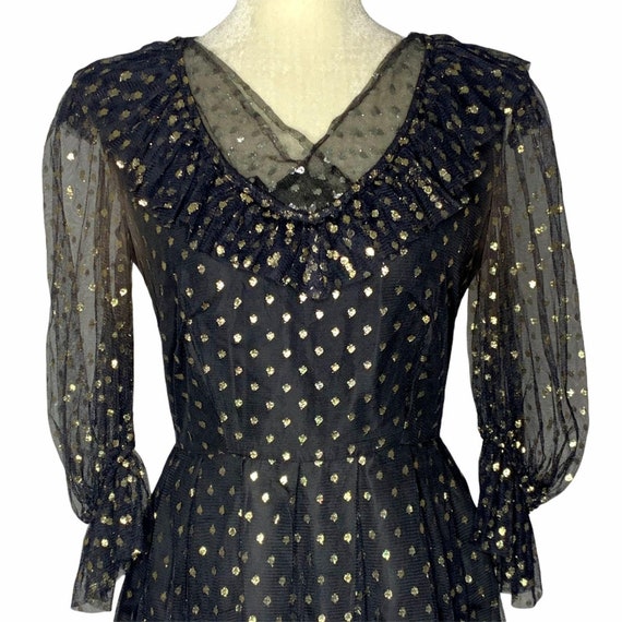 black and gold polka dot prom dress Petal and Pup Women's Melody Plisse Halter Maxi Dress