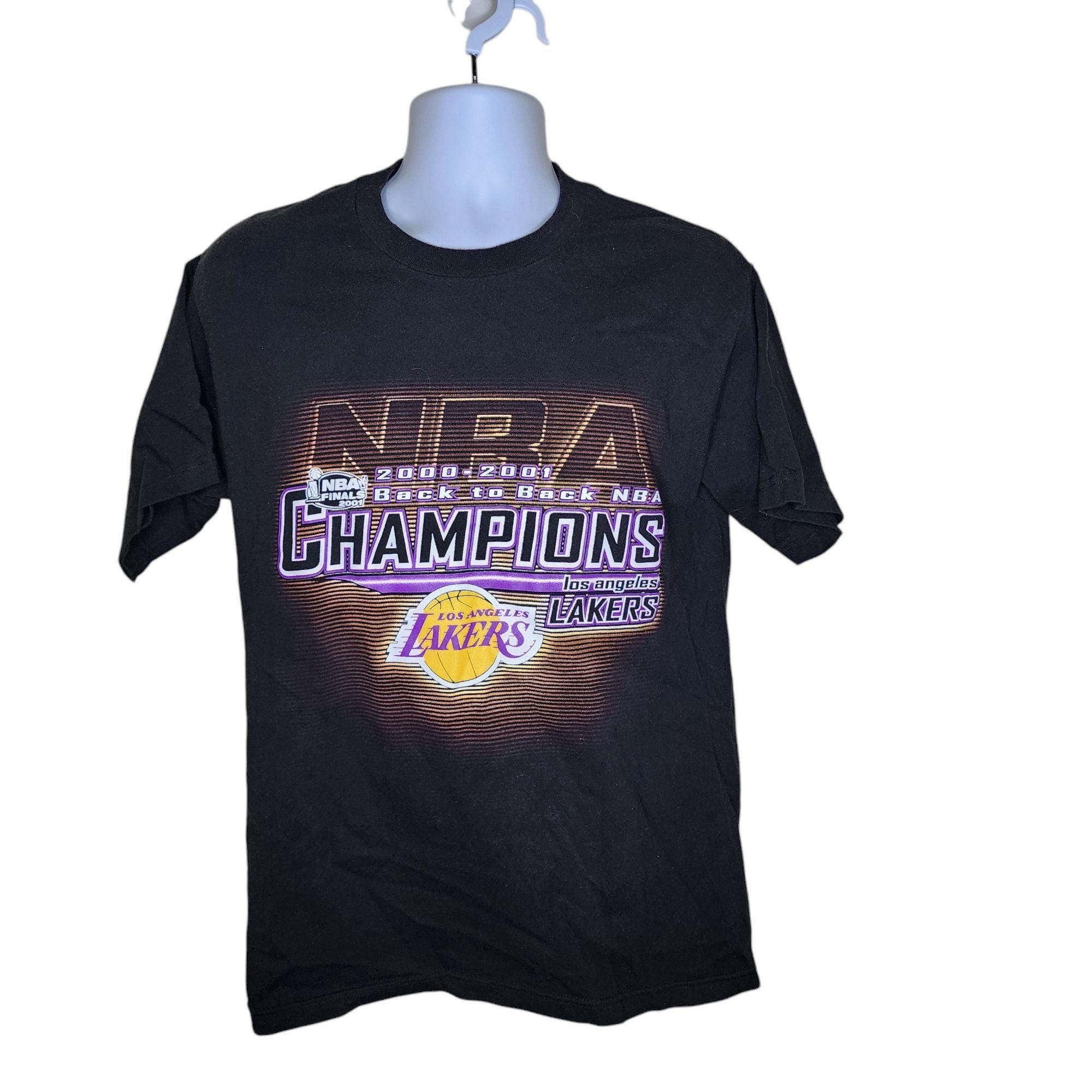 Vintage 2000 LA Lakers Championship NBA Sports Tshirt Mens Size M