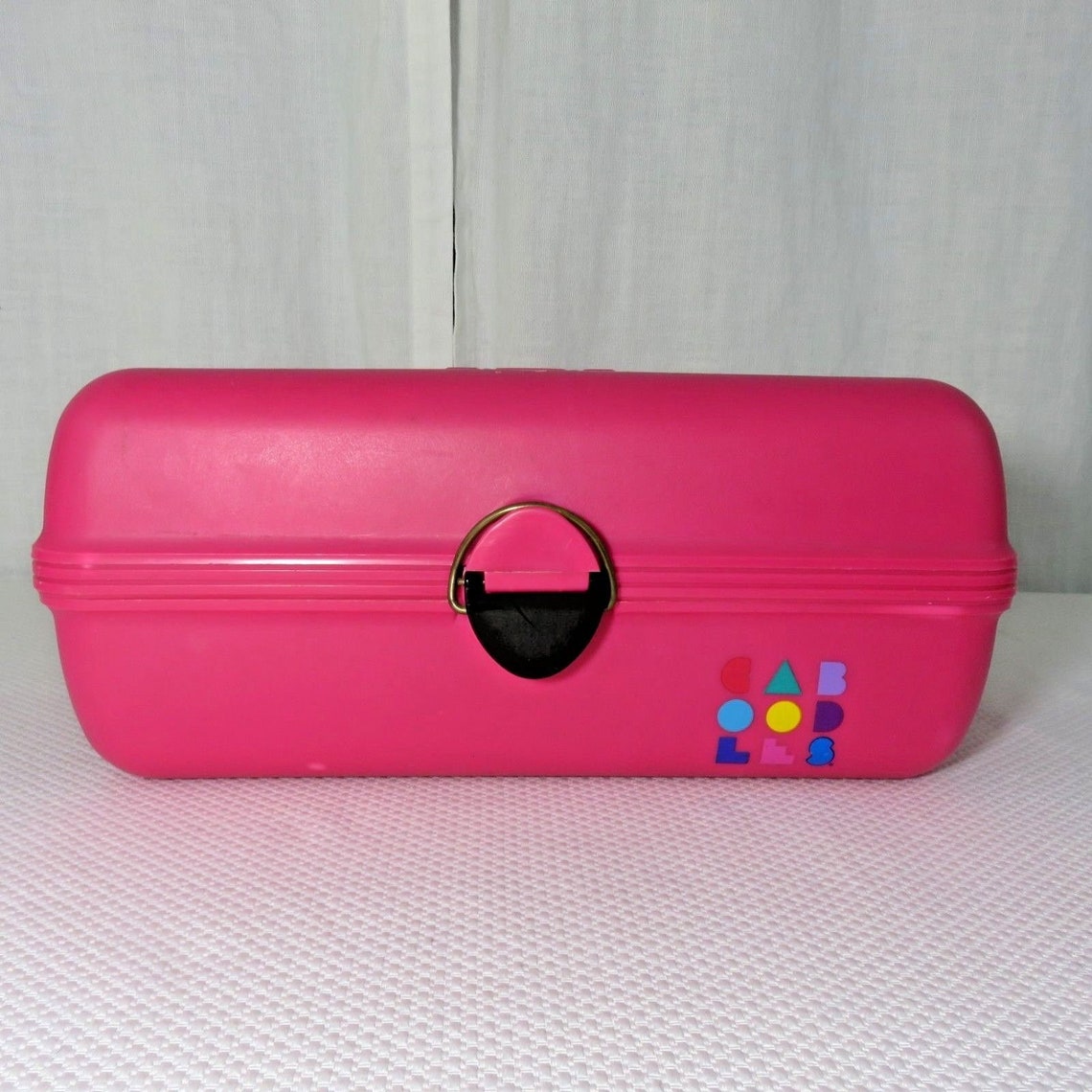 Vintage Caboodles Make up Travel Case Craft Organizer Hot Pink Etsy