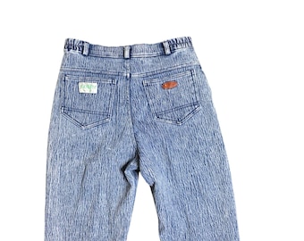 Vintage 80s Goody Acid Wash Mom Jeans Womens Size 28 Blue