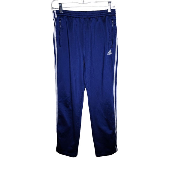 Vintage 1990s Adidas Athletic Breakaway Snap Pants Mens Size XL Blue