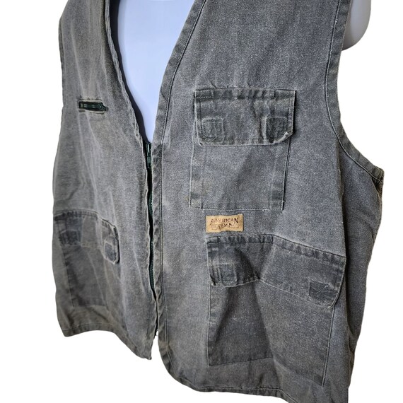 gilet homme en coton interlock avec poches CAPTEN bleu chiné