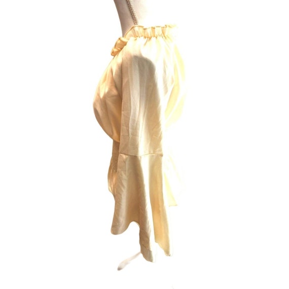 Vintage 70s Ivory Long Sleeve Peasant Shirt Blous… - image 5