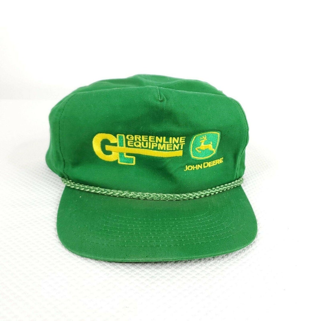 John Deere Trucker Cap - Chenille-Logo, Verstellbar, Einheitsgröße, Grün/Gelb