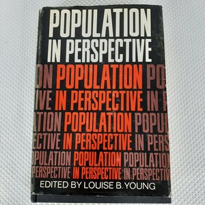 Vintage Book Population In Perspective Population Control Controversial 1968