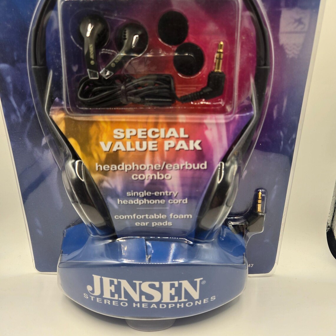 Vintage Jensen Stereo Headphones and Earbuds Combo Foam Ear Pads, photo 2 sur 5