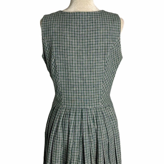 Vintage Isar Trachten German Dirndl Dress M Green… - image 7