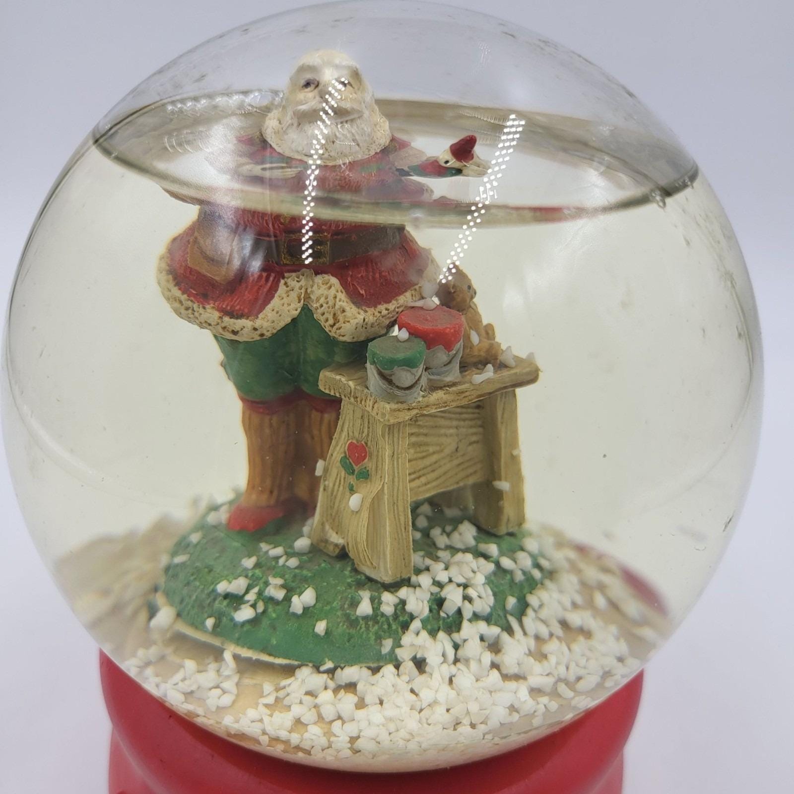 Vintage Midwest Snow Globe Santa Niccolo Italian Santa Musical - Etsy