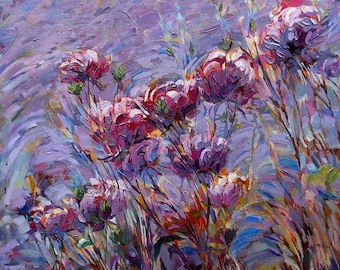 Blumenbild, Blumenschmuck, Kunstdruck, Frühlingsbild, Art Giclée, Spring Daydream, Kunstdruck Reproduktion