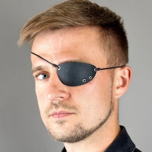 Kydex eye patch, Eye patch, Unisex Eye Patch, Concave Eye patch, Black Eye patch, Man eye Patch, Woman eye patch