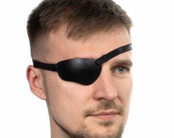 Eye Patch, Leather Eye Patch, Eye Patch, Man Eye Patch, Eye patch, Concave Eye patch