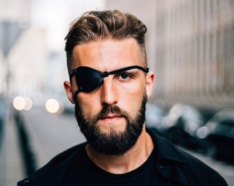 Metal gear solid Eye Patch, Leather Eye Patch, Man Eye Patch, Snakes Eye Patch, Black Eye Patch, Punished Snake Style Leather Eyepatch