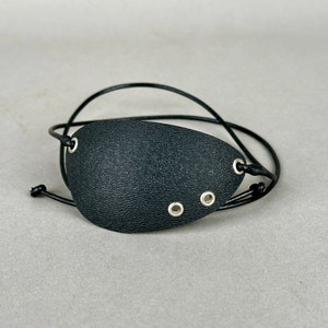 Eye patch, Kydex eye patch, Unisex Eye Patch, Concave Eye patch, Black Eye patch, Man eye Patch, Woman eye patch