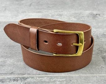 Mens belt, Leather Belt, Classic Casual HANDCRAFTED 100% FULL GRAIN Leather Belt, Thick Leather Belt. Gift for boyfriend, Gift for Dad