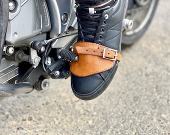 Personalized Motorcycle Shifter Boot Protector, Simple shifter boot leather protector,Shoes leather protector,Shifter protector