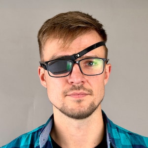 Leather Eye Patch, Eye Patch, Man Eye Patch, Woman Eye Patch, Brown Eye Patch, Slim Eye Patch, Black Eye patch