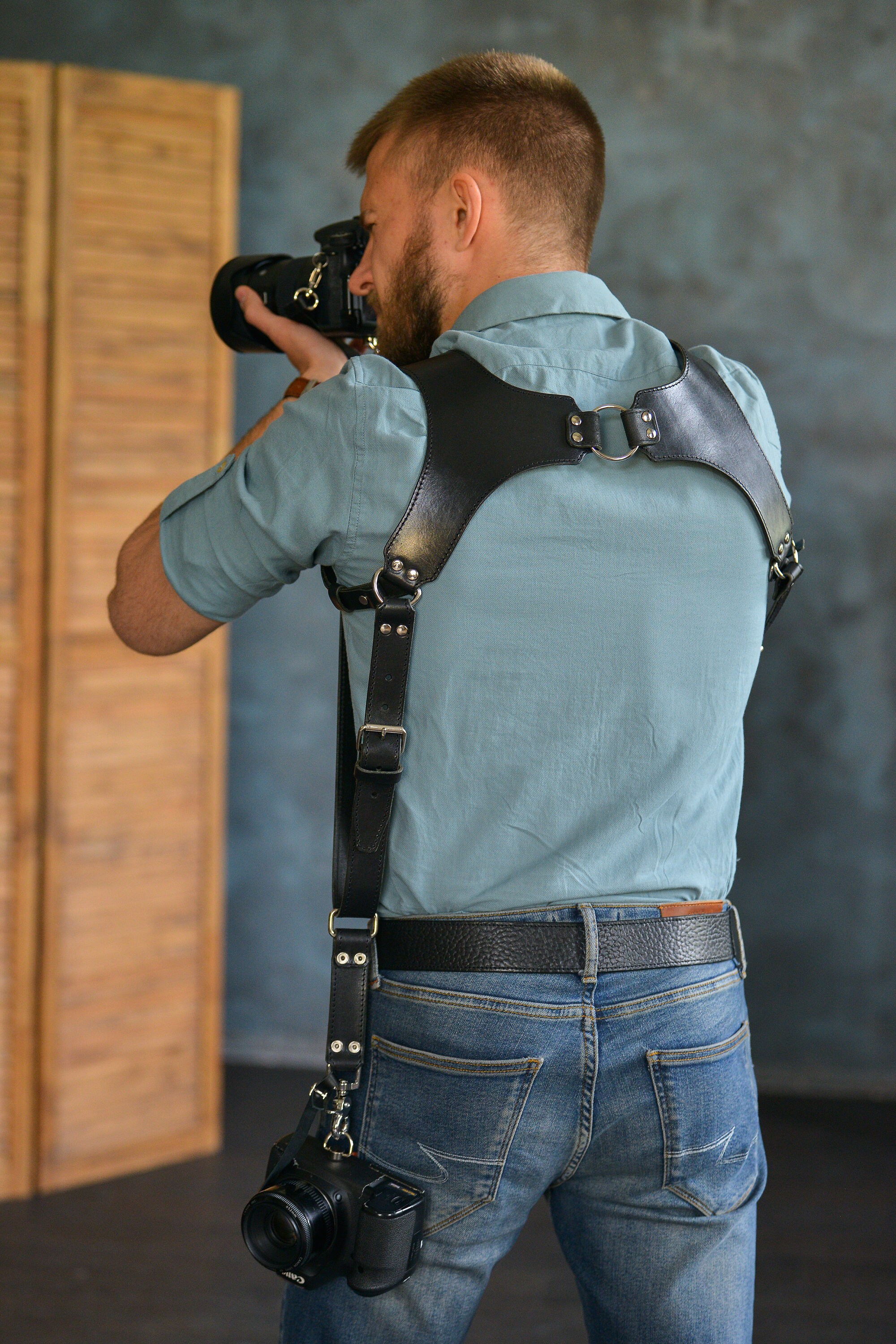 Camera Harness Dual Camera Strap Camera Strap Dual Camera Etsy