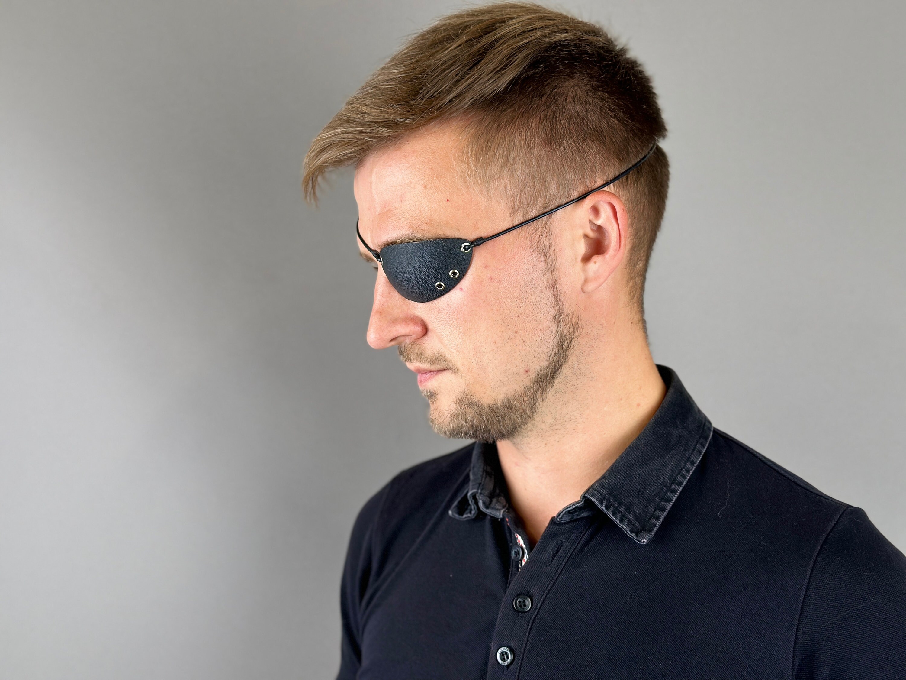 Eye Patch, Kydex Eye Patch, Unisex Eye Patch, Concave Eye Patch, Black ...