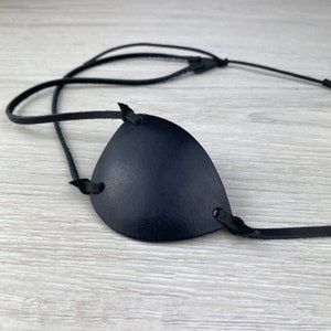 Eye Patch, Leather Eye Patch, Man Eye Patch, Snakes Eye Patch, Black Eye Patch