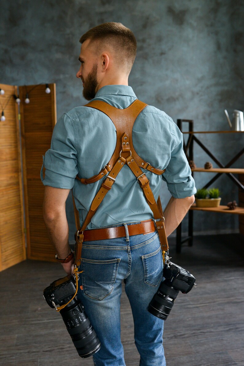 Camera Harness Dual Camera Strap Camera Strap Dual Camera Etsy