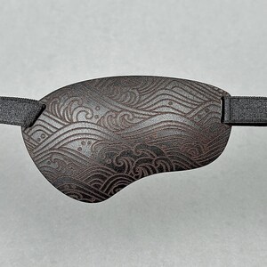 Leather Eye Patch, Eye Patch, Man Eye Patch, Woman Eye Patch, Brown Eye Patch, Slim Eye Patch, Eye patch, Medical Eye Patch