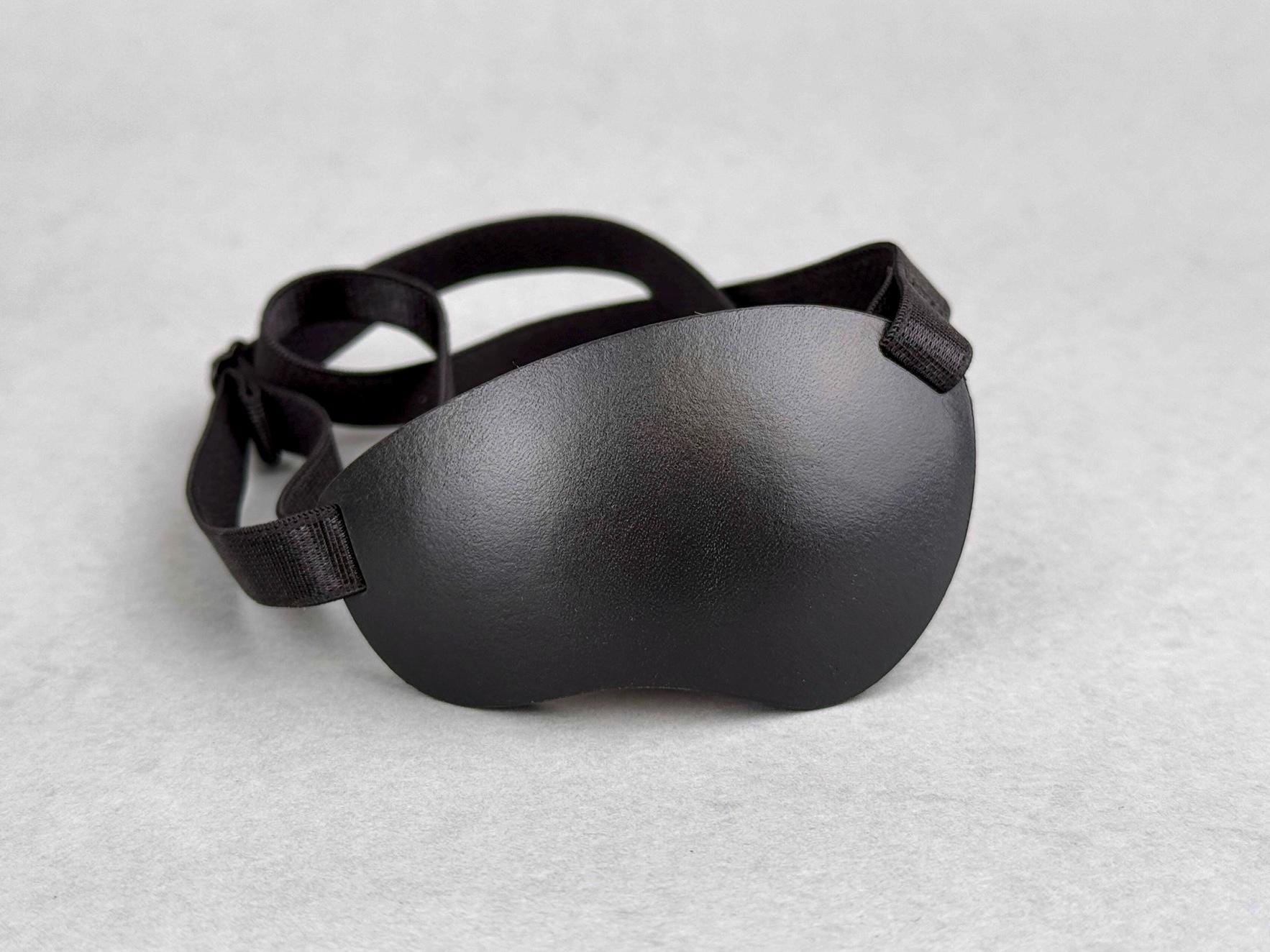 Round Lab Eye Patch 3D Contoured Leather Eye Patch: Medical Use, Amblyopia Therapy - Etsy