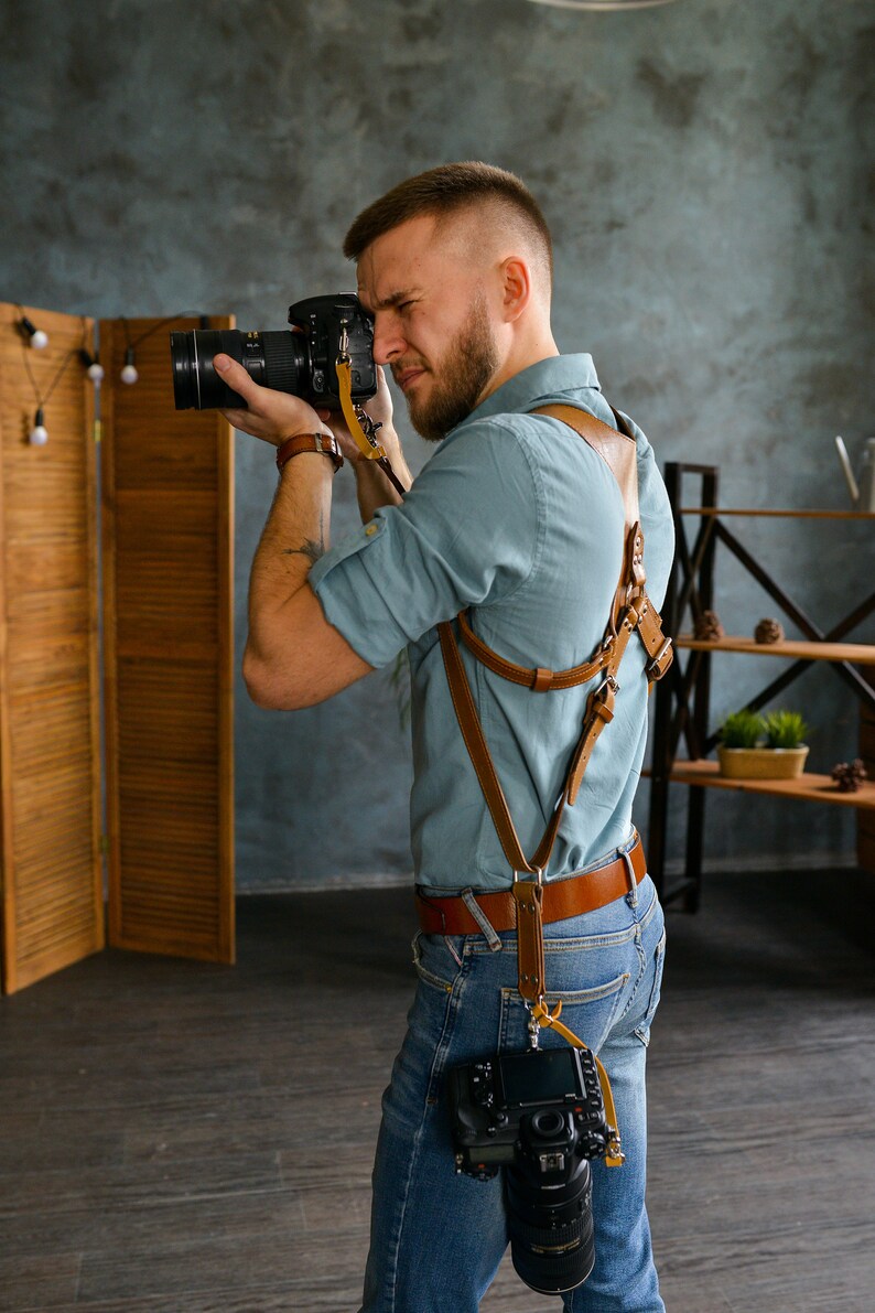Camera Harness Dual Camera Strap Camera Strap Dual Camera Etsy