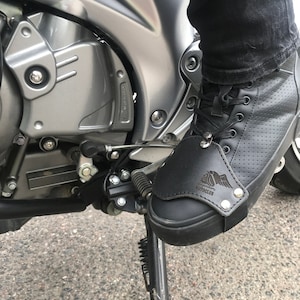 Protector de arranque de palanca de cambios de motocicleta personalizado, protector de cuero de arranque de palanca de cambios Simple, protector de cuero de zapatos, protector de palanca de cambios