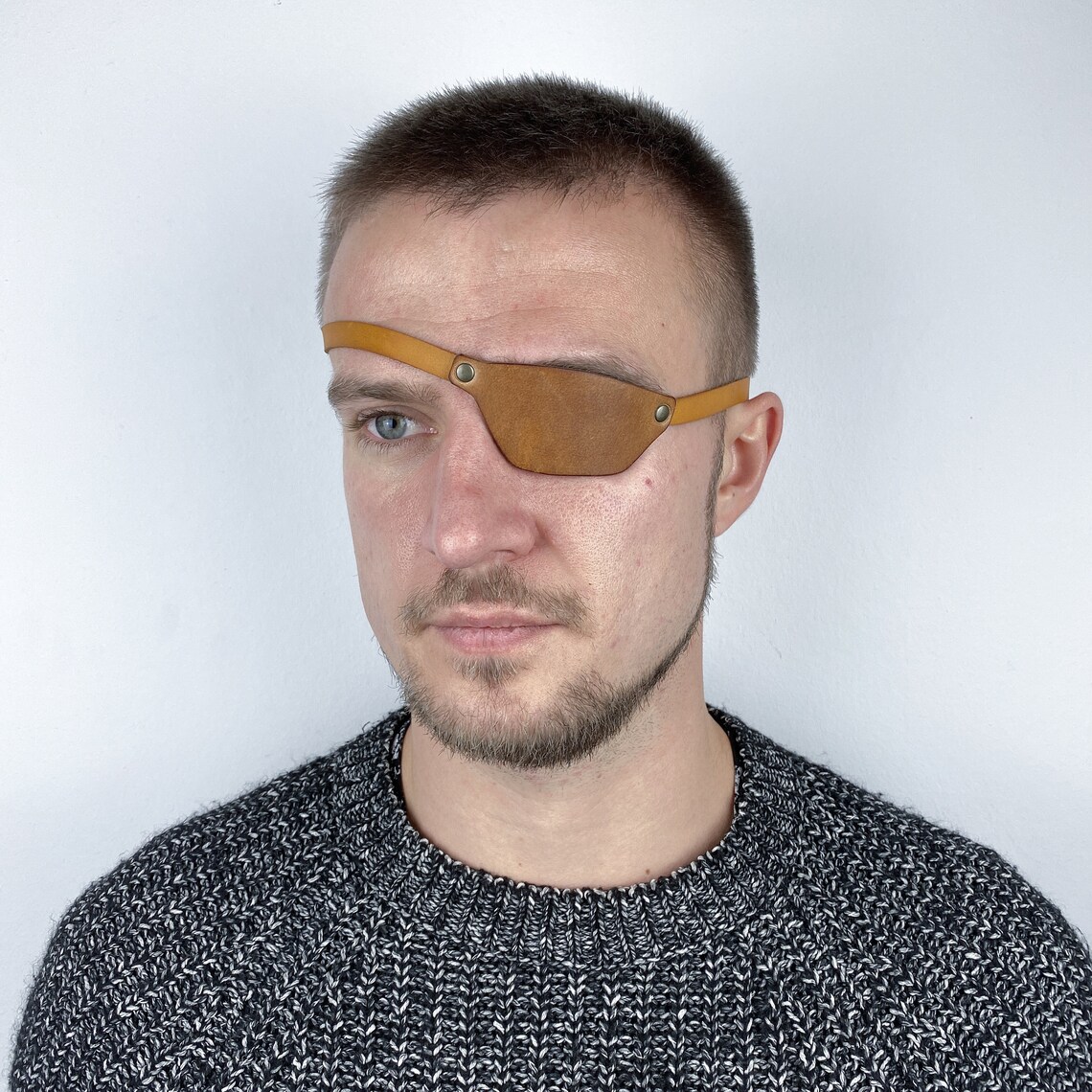 Leather Eye Patch Eye Patch Man Eye Patch Woman Eye Patch Etsy