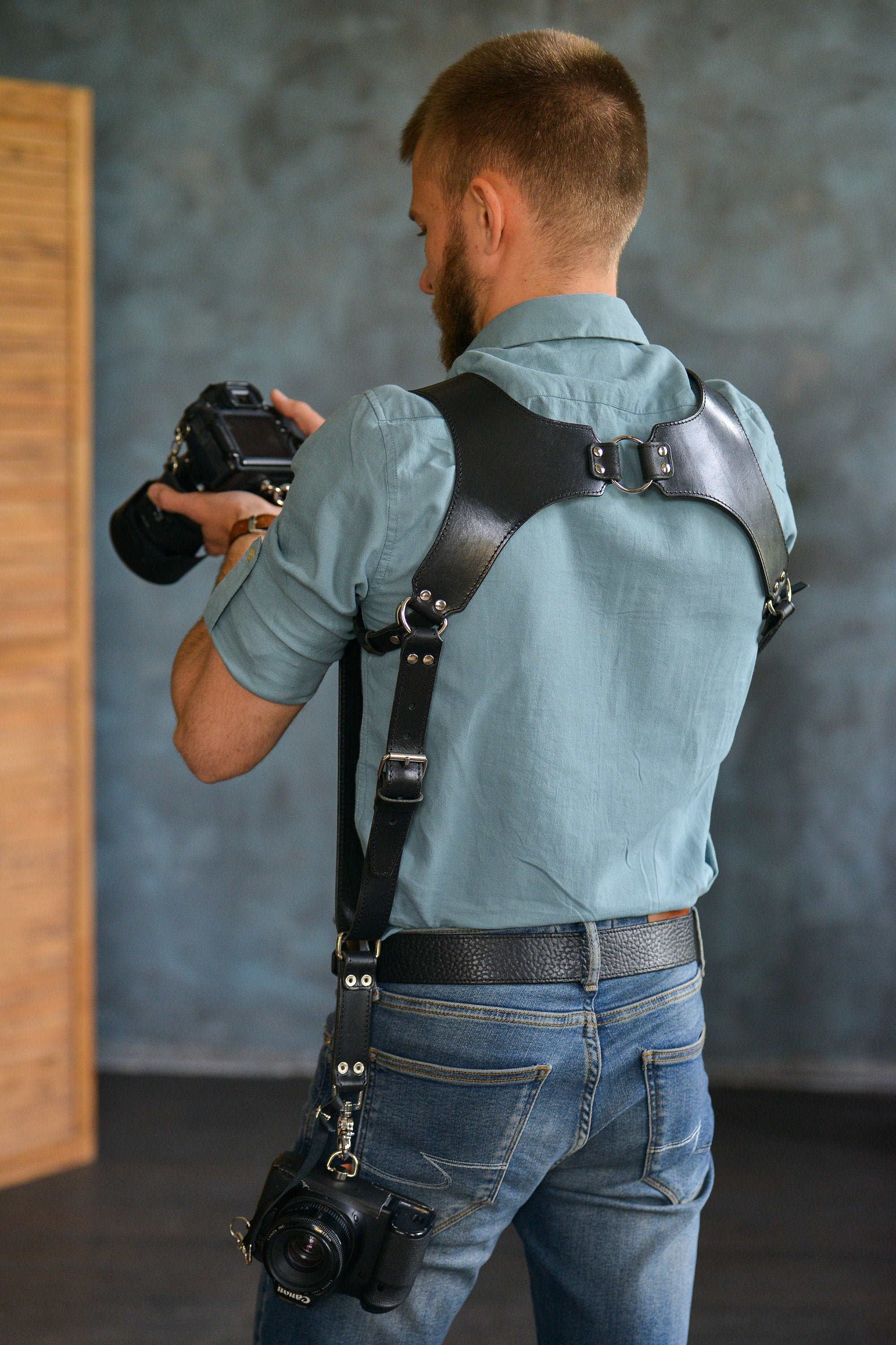 Camera Harness Dual Camera Strap Camera Strap Dual Camera Etsy