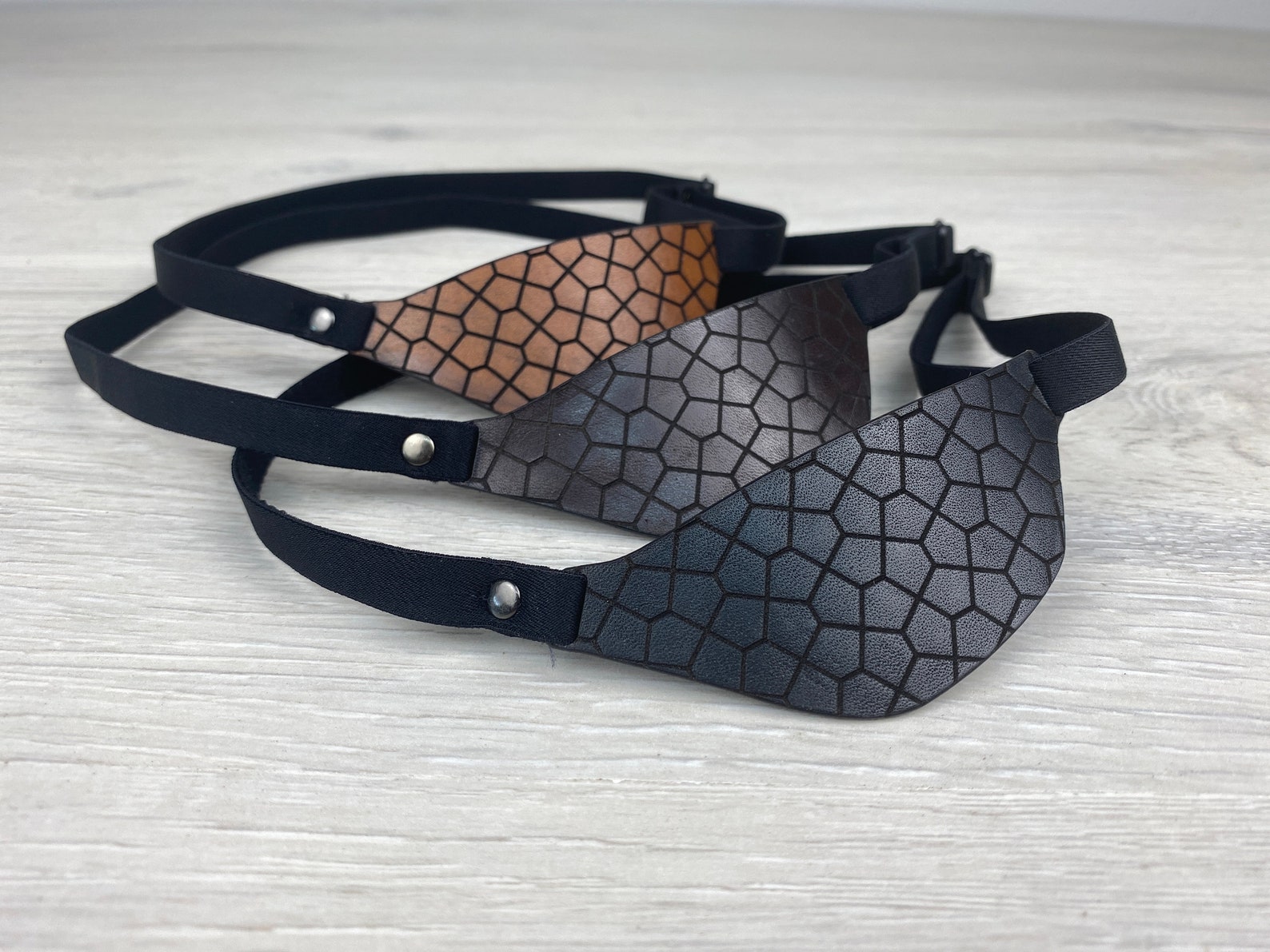 Leather Eye Patch With Pattern Eyepatch Man Eye Patch Woman Etsy