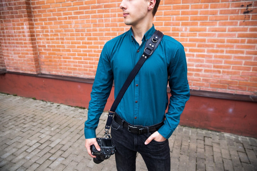 Leather Camera Strap Shoulder Camera Strap Camera Strap Etsy