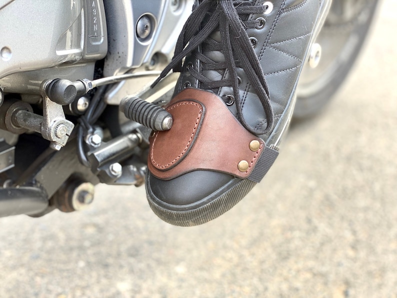 Personalized Motorcycle Shifter Boot Protector, Simple shifter boot leather protector,Shoes leather protector,Shifter protector