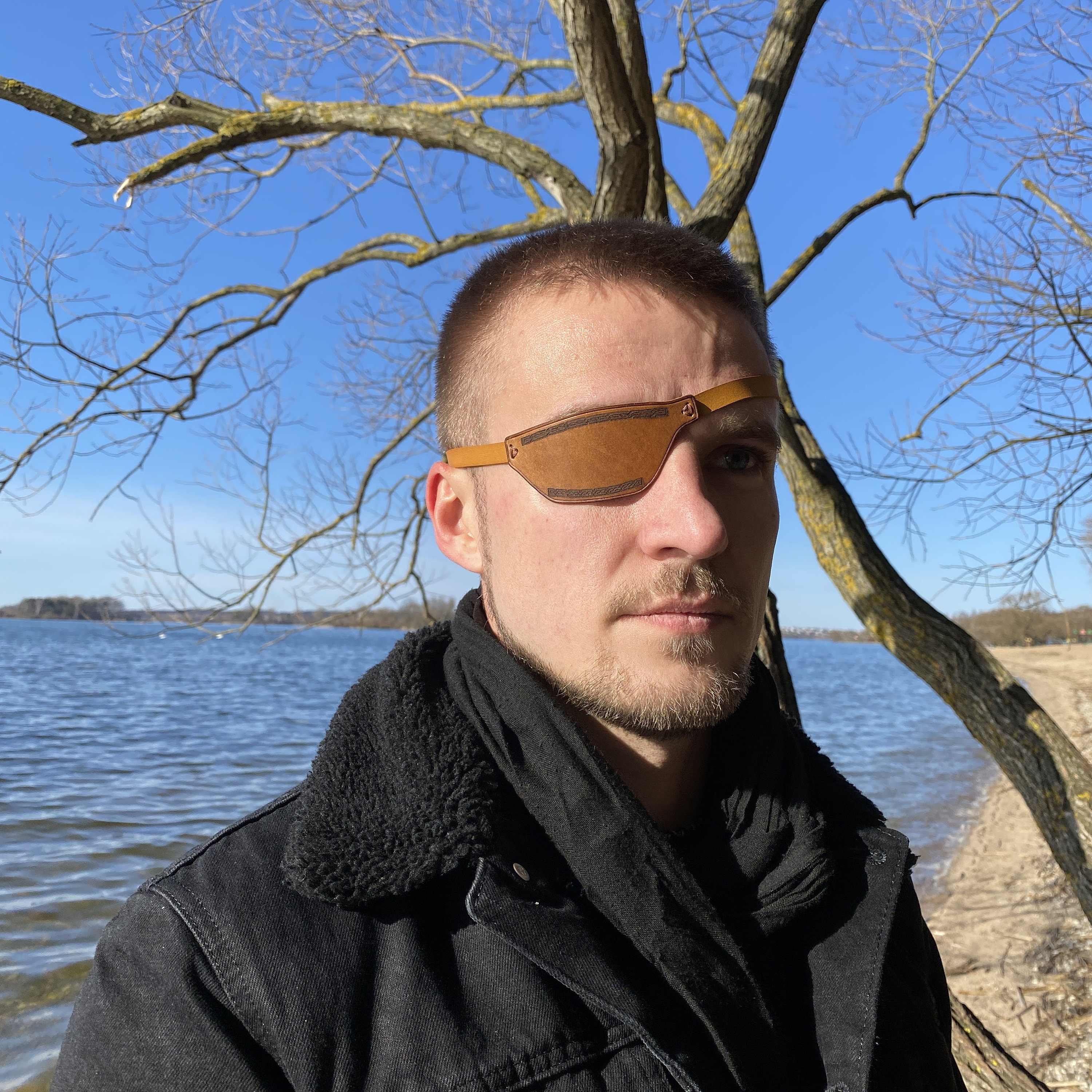 Leather Eye Patch Eye Patch Man Eye Patch Woman Eye Patch Etsy UK