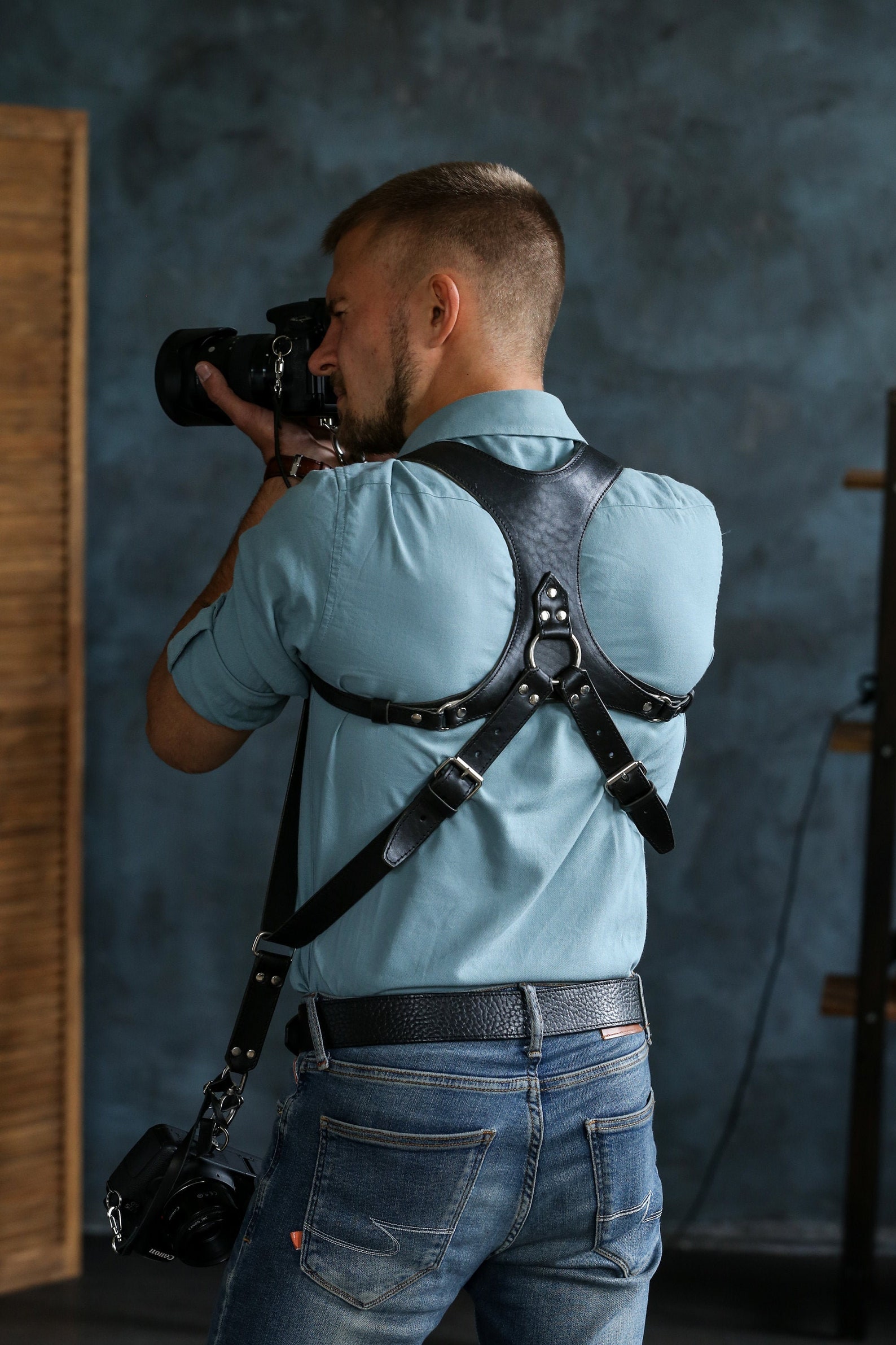 Camera Harness Dual Camera Strap Camera Strap Dual Camera Etsy